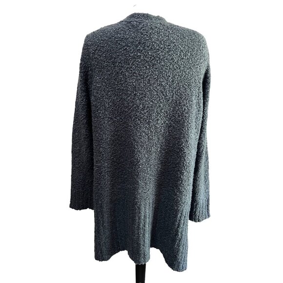 Alexandra + Oak Blue Knit Long Open Front Cardigan Sz XXL Womens Warm Winter Out - Picture 5 of 7